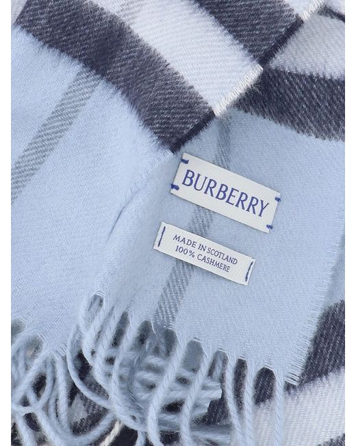 Sciarpa "Check" di Burberry in Blue