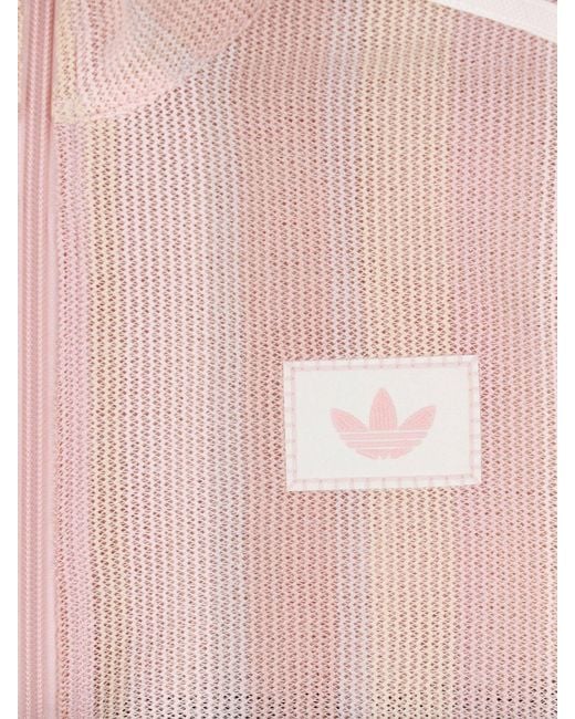 Adidas Pink Zip Hoodie "Summer Glow"