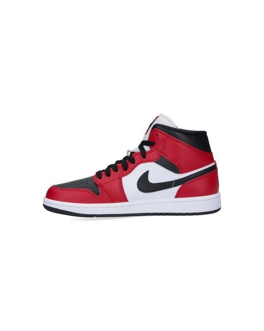 Nike Red Sneakers Leather for men