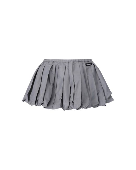 Miu Miu Gray Mini Skirt