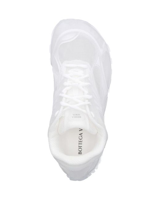 Bottega Veneta White "Orbit" Sneakers