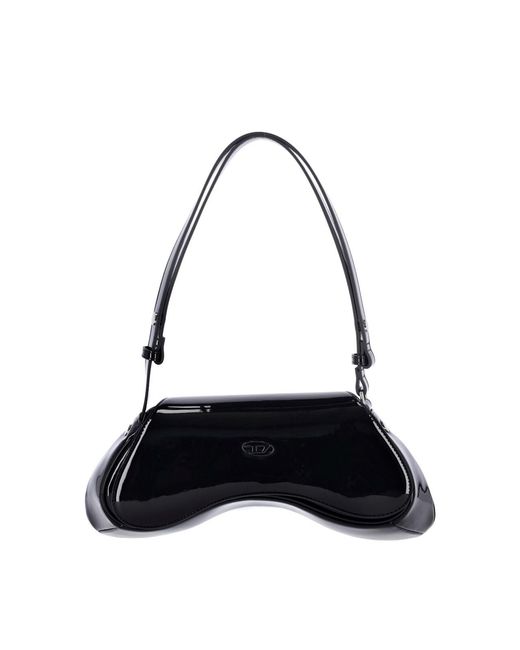 DIESEL White 'Play' Shoulder Bag