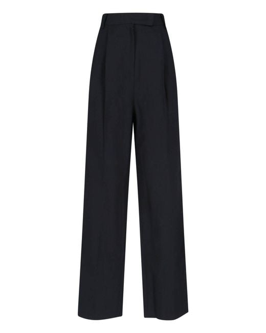Frankie Shop Blue Straight Pants "Bea"