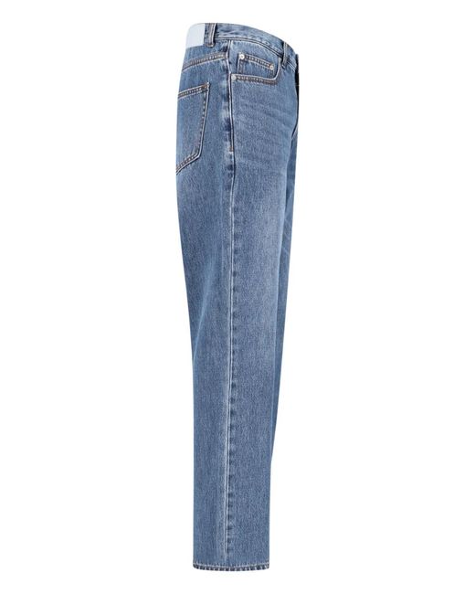 DUNST Blue Straight Jeans for men
