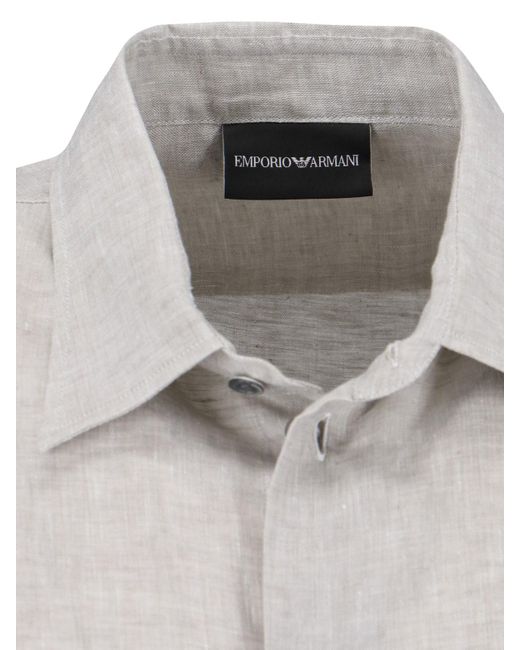 Emporio Armani White Classic Shirt for men
