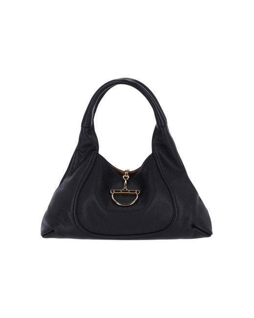 Gucci Black 'Softbit' Shoulder Bag