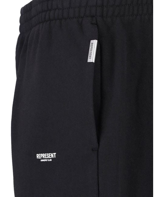 Represent Blue Sweatpants Logo for men