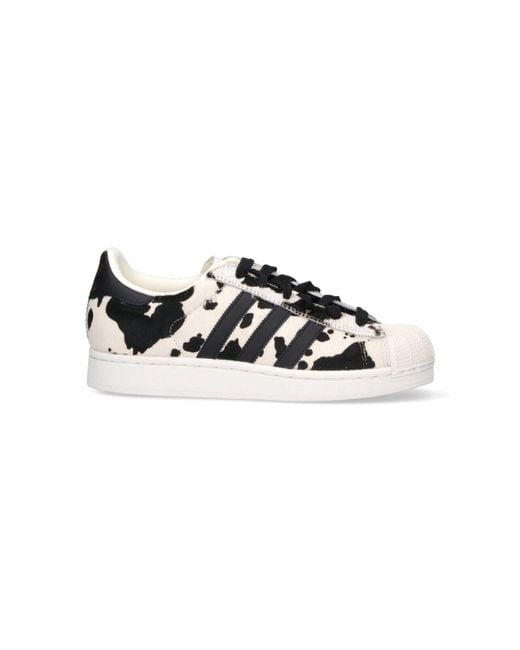 Adidas Black Sneakers Pelle