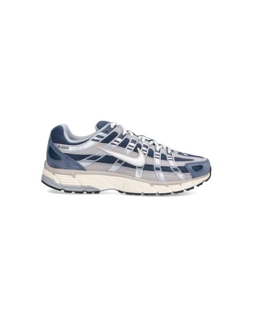 Nike Blue 100% Fabric Sneakers for men