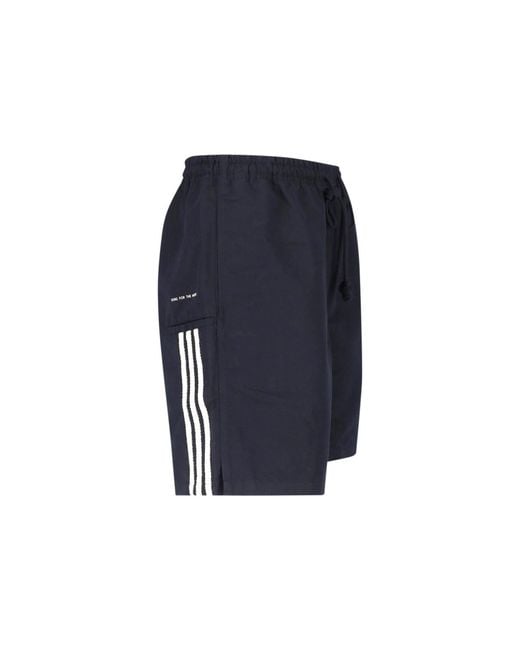 Adidas Blue Recycled Polyester Trousers