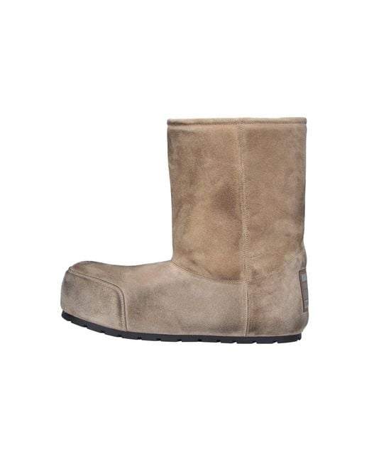 Balenciaga White 100% Leather Boots for men