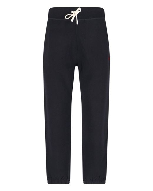 Polo Ralph Lauren Blue Logo Track Pants for men