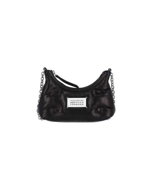 Maison Margiela Black Micro Bag "Glam Slam Hobo"