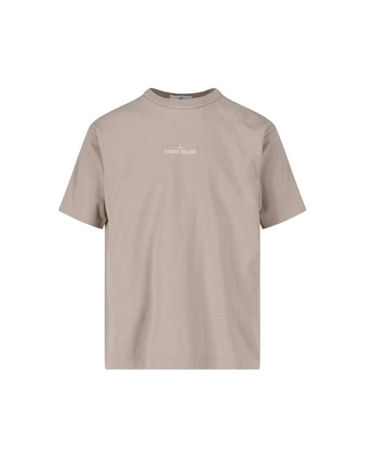 Stone Island Gray '20444' T-shirt for men