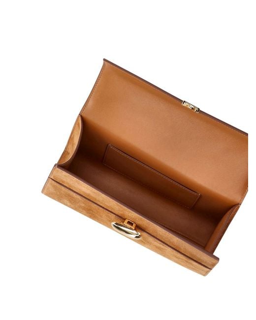 SAVETTE Brown Clutch “Symmetry”