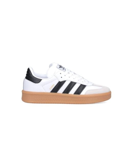 Adidas White "samba Xlg" Sneakers