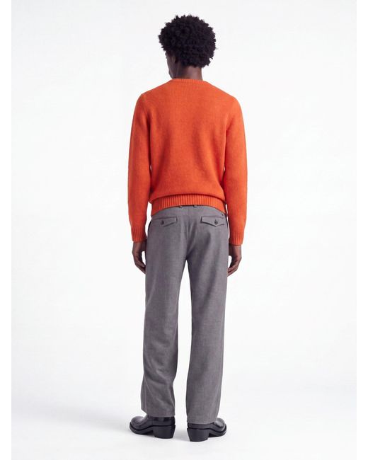 Drumohr Red Lambswool Sweater for men