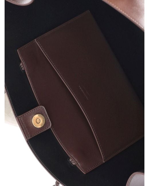 Jil Sander Brown Tote Bag “Tangle”