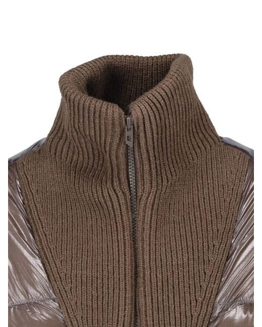 DIESEL Brown Down Jacket “W-Warrior”
