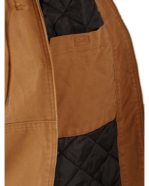 Carhartt Brown Hooded Jacket "Og Active" for men