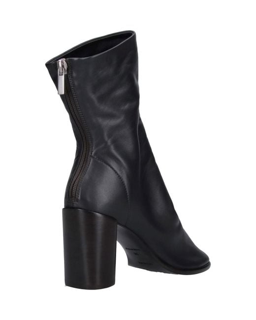Lemaire Black Ankle Boots “Glove”