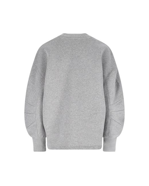 The Attico Gray Crewneck Sweatshirt