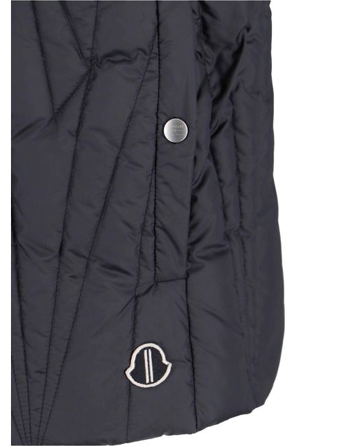 Moncler Black 'Geocamo Ziplock' Vest