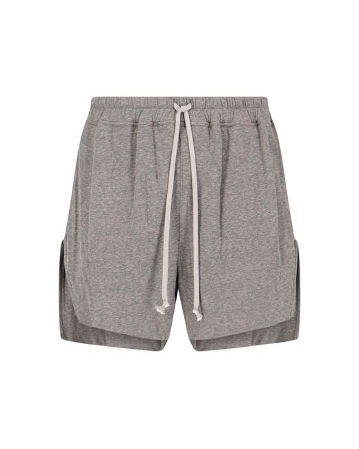 Rick Owens Gray Sport Shorts for men