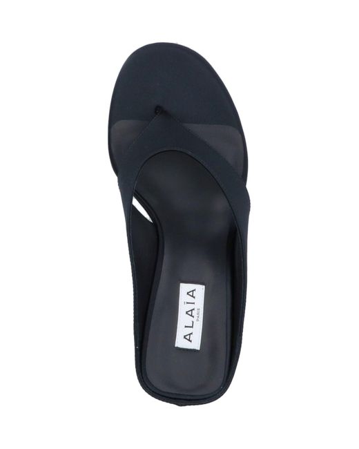 Zeppe Infradito di Alaïa in Blue