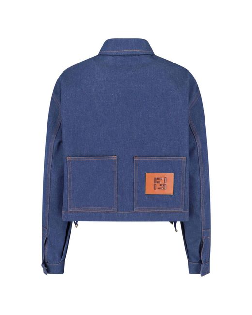 Fendi Blue Denim Jacket