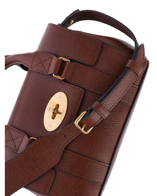 Mulberry Brown Mini Bag "Bayswater"