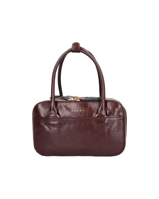 Marni Purple Handbag “Boxyne”
