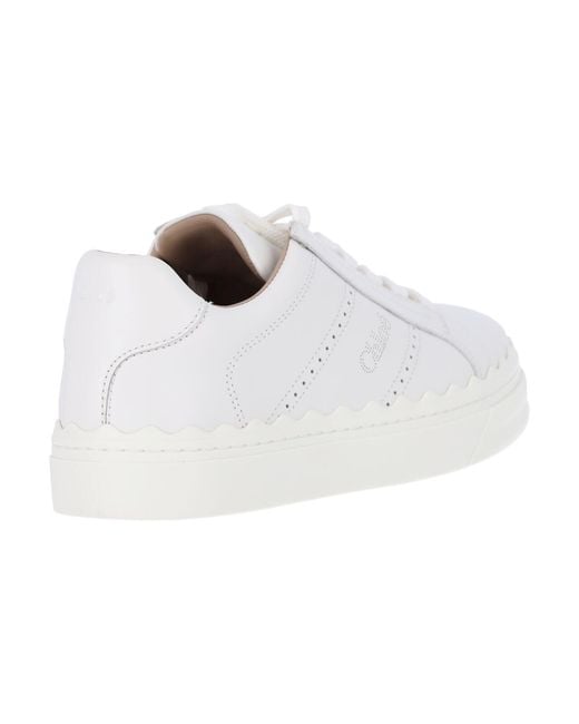 Chloé White Sneakers "Lauren"