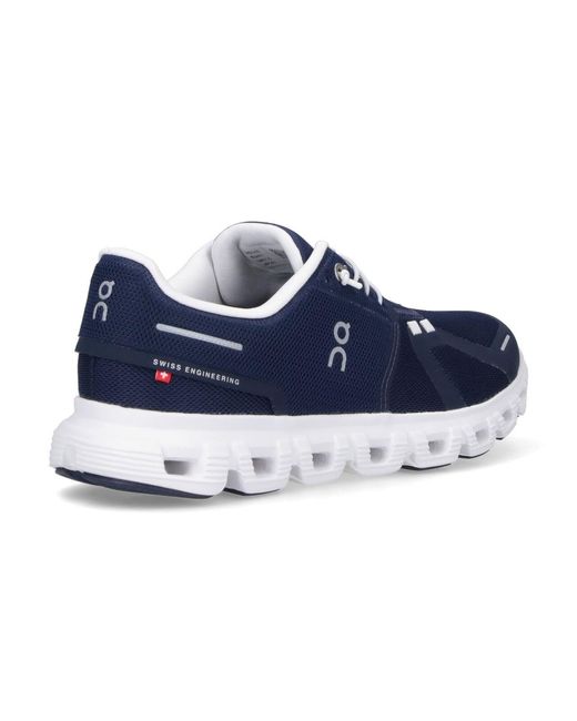 On Shoes Blue "Cloud 6" Sneakers for men
