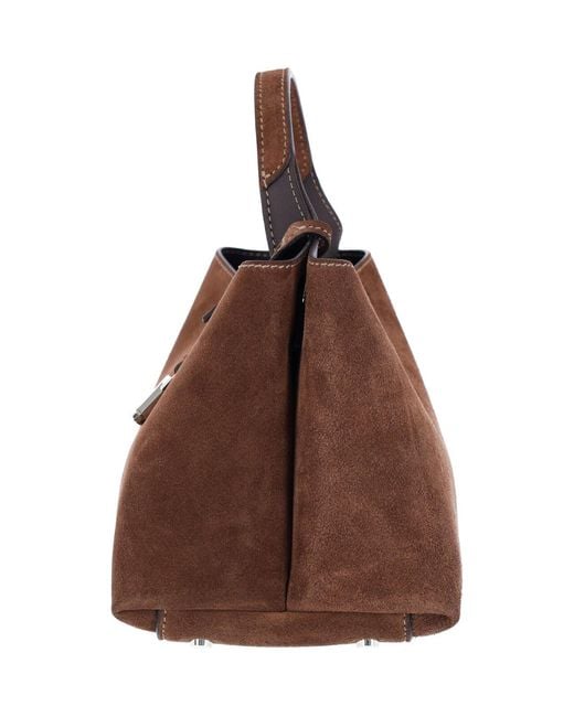 Borsa Mini In Suede di Tod's in Brown