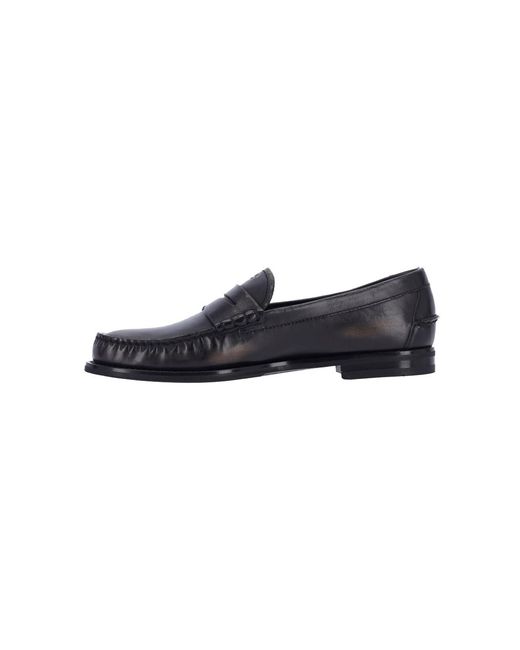 Prada Black Calfskin Loafers for men