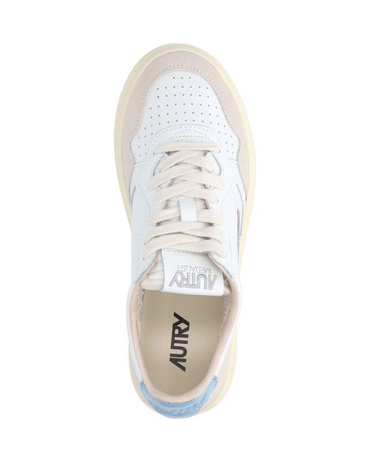 Autry White Sneakers Upper: Cow Leather