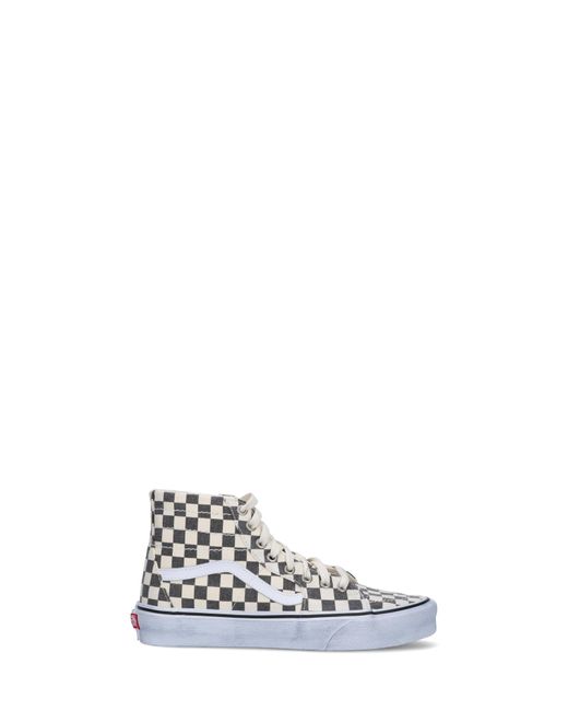 Vans Checkerboard Sk8hi Tapered Sneakers in Gray Lyst