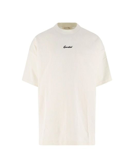 Fear Of God White T-Shirt “Siganture Classic” for men