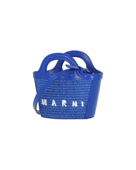 Marni Blue Mini Tote Bag "tropicalia"