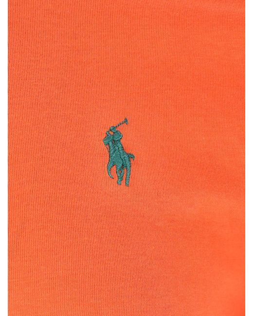 Polo Ralph Lauren Orange T-Shirt Logo for men