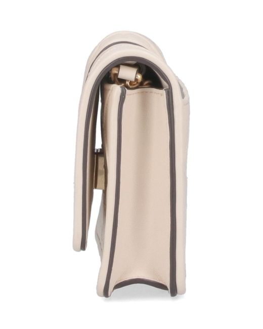 Tory Burch White Wallets Body: Lamb Leather