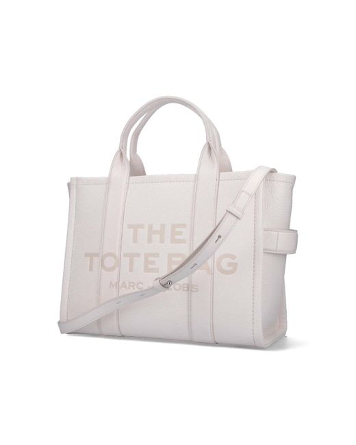Marc Jacobs White "the Medium Tote" Bag