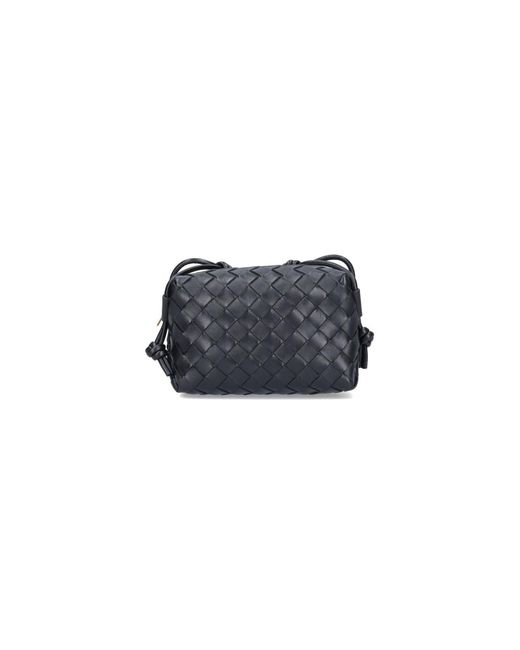 Borsa Mini "Loop Camera" di Bottega Veneta in Black