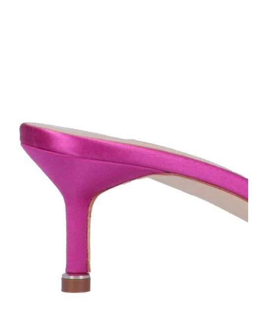 Manolo Blahnik Pink 'Hangisimu 50' Mules