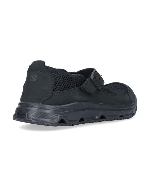 Salomon Black Sneakers Leather