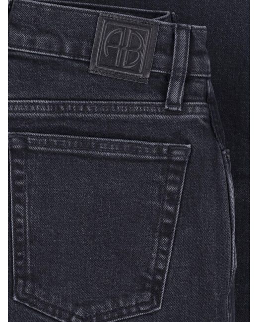 Anine Bing Blue Straight Jeans