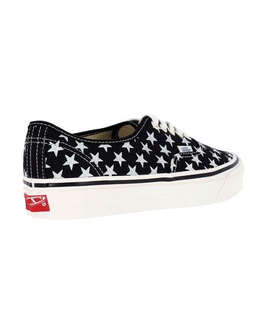 Vans Black Textile Low-Top Sneakers