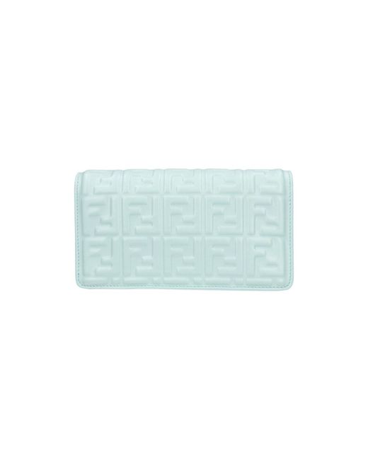 Fendi Blue Chain Wallet "Baguette"