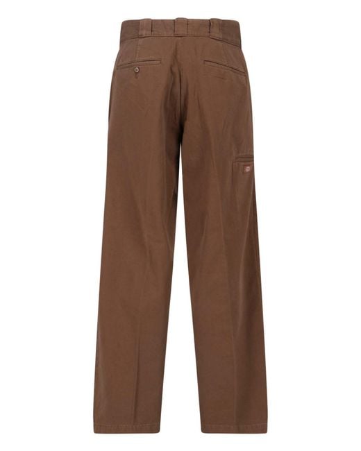 Dickies Brown Work Pants "Loose 247" for men